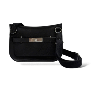 Hermes Mini Jypsiere Evergraine Black PHW