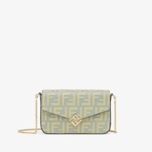 FF Diamonds Wallet On Chain
Green leather wallet