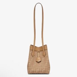 Fendi Origami Mini
Beige FF jacquard fabric transformable mini bag