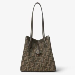 Fendi Origami Medium
Brown FF jacquard fabric bag