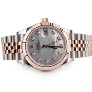 Rorolex Oyster Steel Everose Gold 31mm Jubilee Bracelet