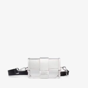 Baguette Trunk Mini
Bag in palladium-colour metal