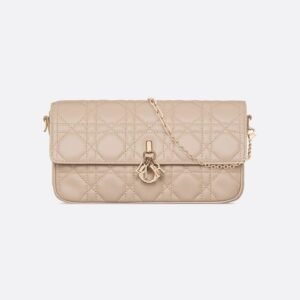 My Dior Pouch with Chain
Powder Beige Cannage Lambskin