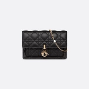 My Dior Daily Pouch with Chain
Black Cannage Lambskin