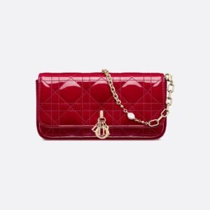 My Dior - Dior Talk Phone Pouch
Cherry Red Patent Cannage Calfskin