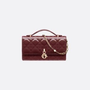 My Dior Mini Bag
Dahlia Red Patent Cannage Calfskin