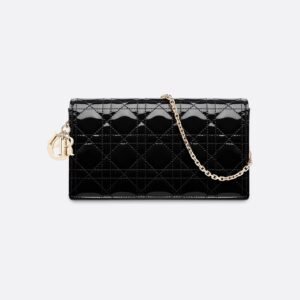 Lady Dior Pouch
Black Patent Cannage Calfskin