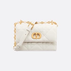 Miss Caro Mini Bag
Latte Macrocannage Lambskin