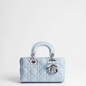 Mini Lady D-Joy Bag
Ice Blue Cannage Lambskin