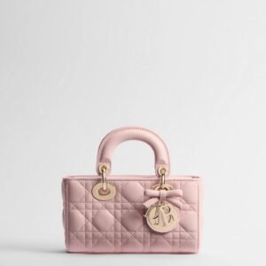 Mini Lady D-Joy Bag
Soupir Pink Cannage Lambskin