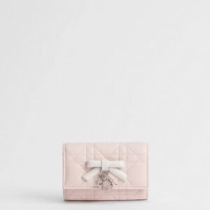 Lady Dior Glycine Wallet
Two-Tone Pink Fairytale and Latte Cannage Lambskin