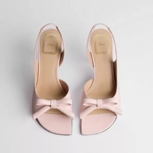 Dior Bow Heeled Slingback Sandal
Soupir Pink Lambskin